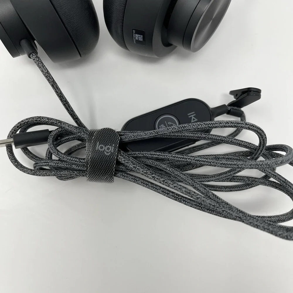 Logitech Zone Wired On-Ear Noise Cancelling USB Headset Teams Certified Graphite